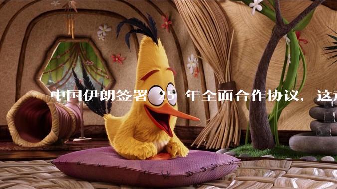 中国伊朗签署 25 年全面合作协议，这意味着什么？